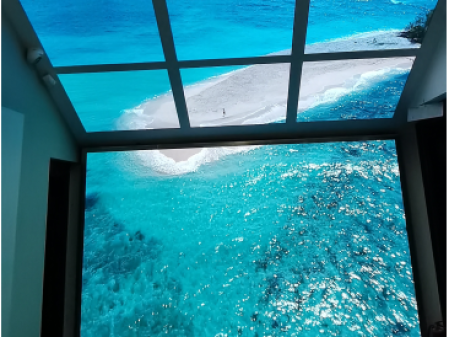 銘新街P1.86安裝完畢，0.96x0.96x6，3.2x2.08m