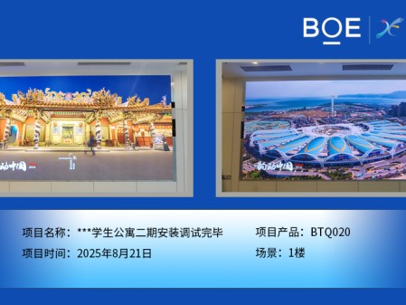 ***學(xué)生公寓二期安裝調(diào)試完畢