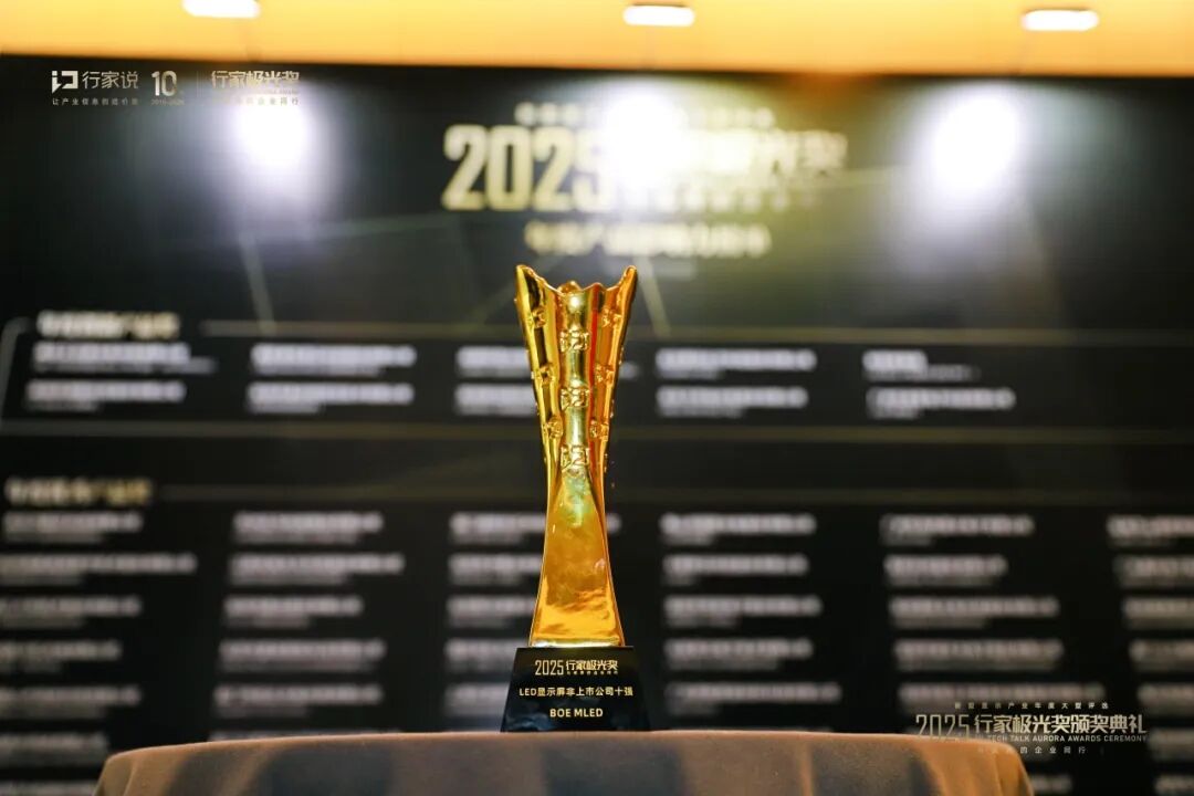 榮耀時(shí)刻 | BOE MLED斬獲行家說四大重磅獎(jiǎng)項(xiàng) 書寫顯示領(lǐng)域新篇章